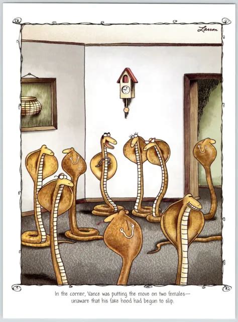 The Far Side Snakes Gary Larson 675 X 9 Art Page Mx52 £237