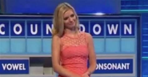 Rachel Riley Flashes A Daring Amount Of Flesh In A VERY Racy Dress In
