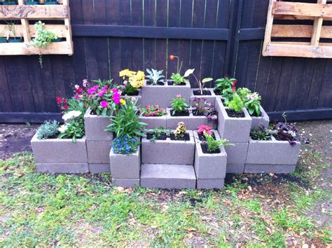 How To Build A Raised Flower Bed With Cinder Blocks