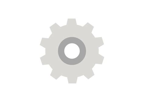Flat Gear Vector Icon Superawesomevectors