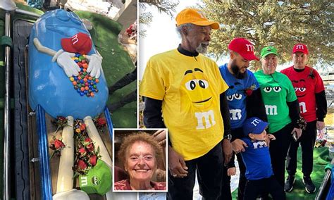 Chocolate Loving Grandmother Gets Buried In Mandms Themed Casket That