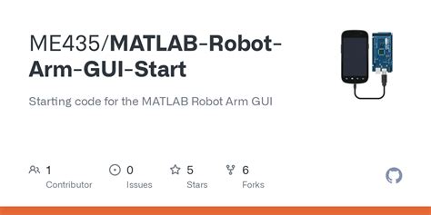 Github Me435matlab Robot Arm Gui Start Starting Code For The Matlab