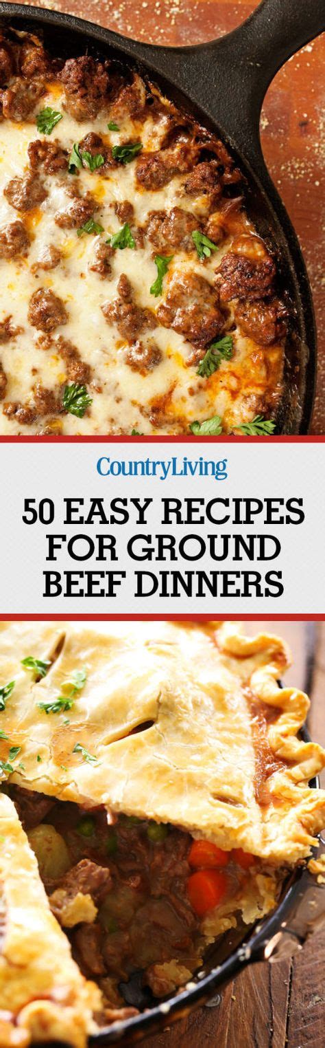 With a pound of ground beef, you can make any of these tasty dinners with ease. 70 Easy Ground Beef Recipes That'll Make Weeknight Meals a Breeze | Dinner with ground beef ...