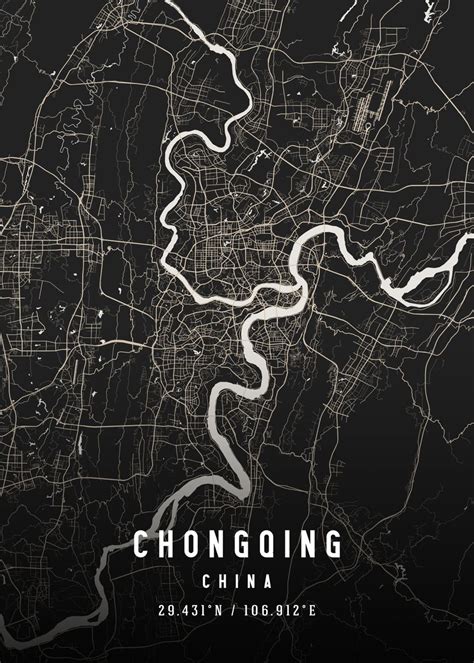 Chongqing China Poster By Five Senses Art Displate