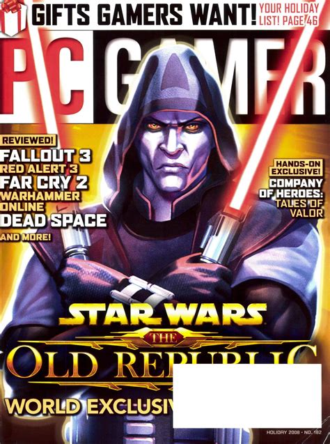 New Release Pc Gamer Issue 182 Holiday 2008 New Releases
