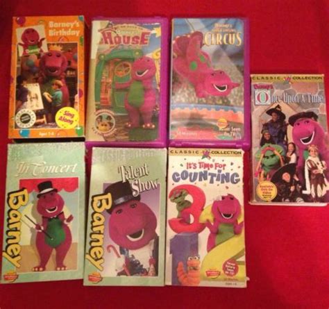 Barney Classic Collection Vhs Movie Lot Barneys Birthday Once Upon A