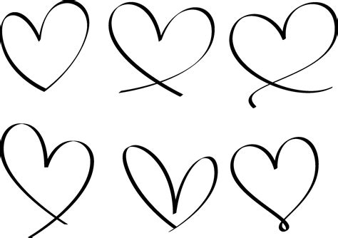 Hand Drawn Heart Vector Art Icons And Graphics For Free Download
