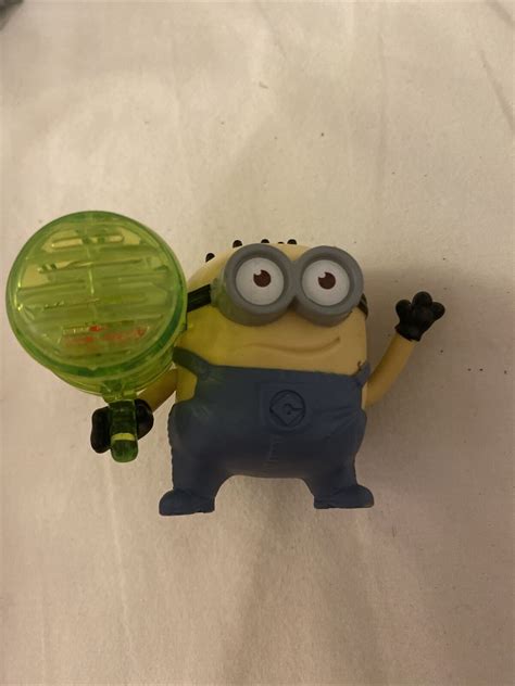 2013 Mcdonalds Despicable Me 2 4 Minion Jerry Whizzer Whistle Happy Meal Ebay