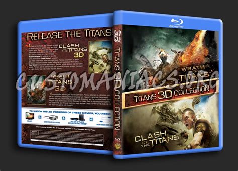 Titans 3d Collection Clash Of The Titanswrath Of The Titans Blu Ray Cover Dvd Covers