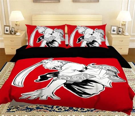 3d Gintama 19 Anime Bed Pillowcases Duvet Cover Quilt Cover Yy Anime