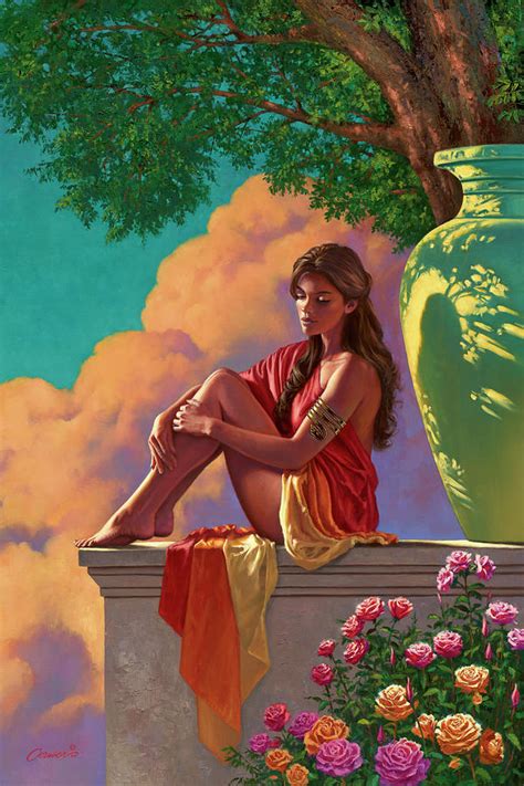 Lady Of Pompeii Swop Painting By Wil Cormier