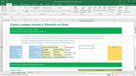 Copiar Y Pegar Valores En Excel Youtube