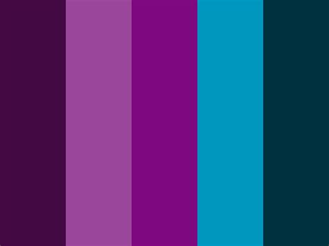 Deep like amethyst or light like lilacs… regal or soft. Palette / Purple Peacock :: COLOURlovers | Teal color ...