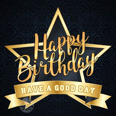 Shining Star Happy Birthday Card For Friends Birthday Greeting