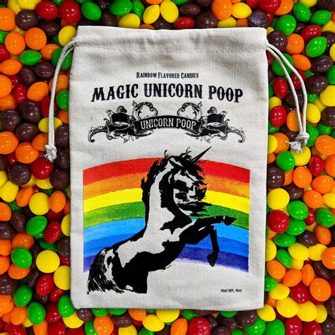 Unicorn Poop Edible Magical Unicorn Poop Candy Pouch Chocolateweapons