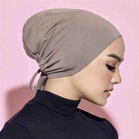 Fashion Premium Jersey Muslim Inner Cap Stretch Hijab With Etsy