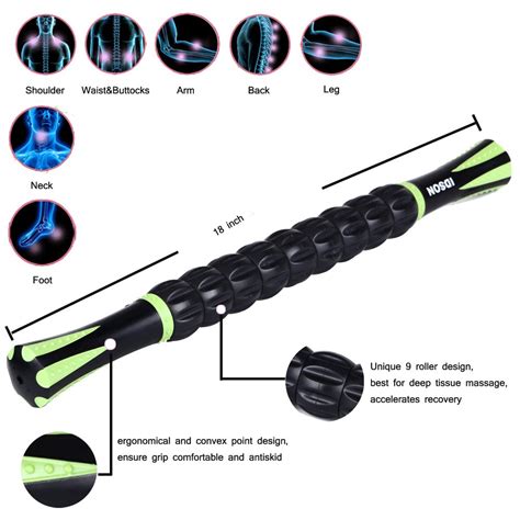 Idson Muscle Roller Stick For Athletes Body Massage Sticks Tools Muscle Roller Massager For