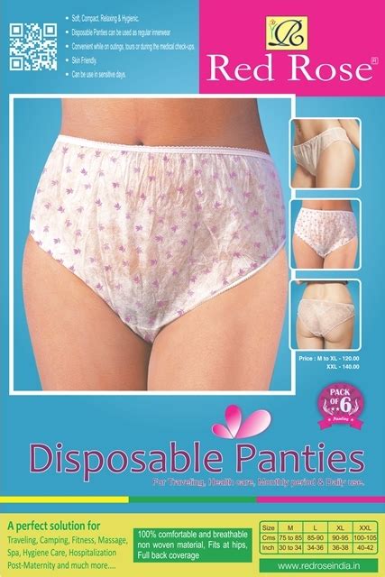 White Spunlace Disposable Panties For DISPOSSABLE PANTY At Rs 150 6pc