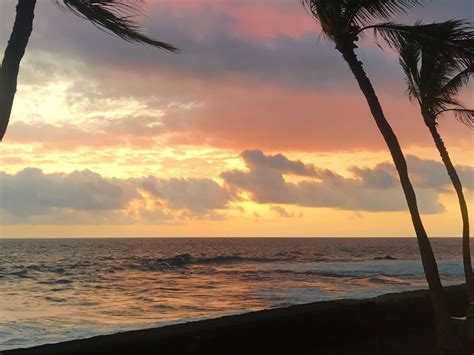 Kona Coast Blue Lagoon Big Island Beautiful Sunset Sunsets Hawaii