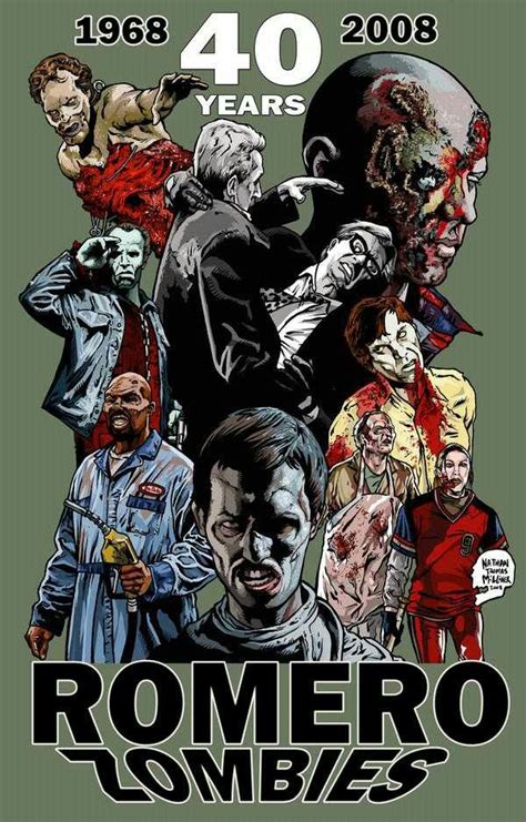 Romero Zombies Horror Horror Posters Horror Movies