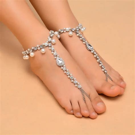 fashion ankle bracelet wedding barefoot sandals beach foot jewelry sexy pie leg chain female