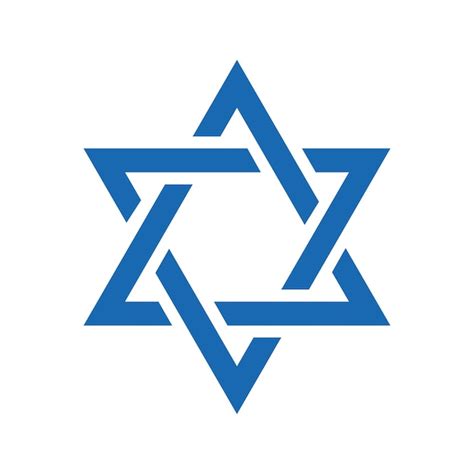 Premium Vector Star Of David Jewish Star Israeli Religious Symbol