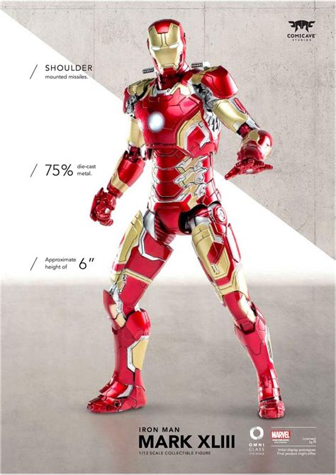 Ironmanfan 112 Scale Iron Man Mark 43 By Comicave Studios