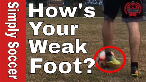 How To Score More Goals In Soccer Soccer Weak Foot Training Youtube