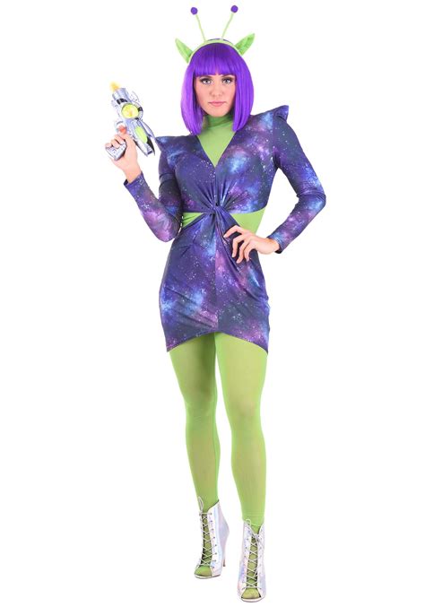 Sexy Cosmic Alien Halloween Costume