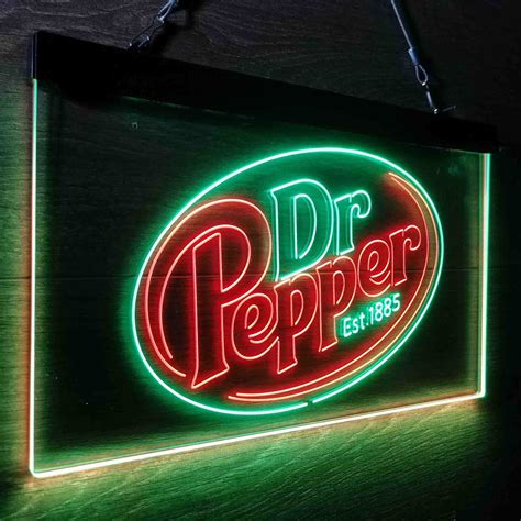 Dr Pepper Est 1885 Neon Like Led Sign Home Bar T