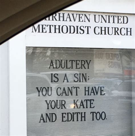 21 Of The Funniest Church Signs From 2018