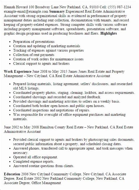 This would include but not be limited to the following: Property Management Administrative Assistant Description ...