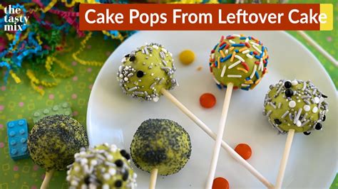 Cake Pops From Leftover Cake Recipe Yummy Youtube