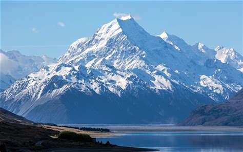 壁紙 ニュージーランド、マウントクック、アオラキ国立公園、青空 2560x1600 Hd 無料のデスクトップの背景 画像
