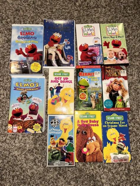 Sesame Street Vhs Lot Elmos World Picclick Hot Sex Picture