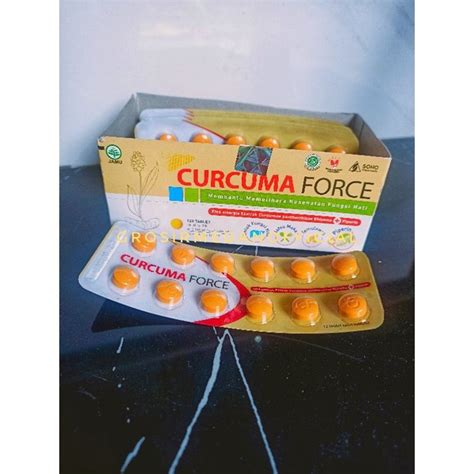 Jual Curcuma Forte Tablet Temulawak Force Penambah Nafsu Makan