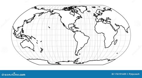 World Robinson Projection Map