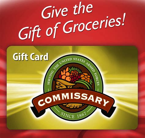 With the card, you get 5% cashback on everything that you buy. Commissary gift cards available online - StuttgartCitizen.com