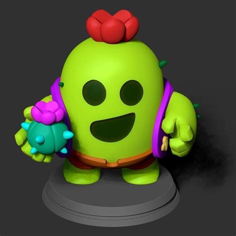 Brawl stars is free to download and play, however, some game items can also be purchased for real money. Download free STL file Spike - Brawl Stars Fanart ...