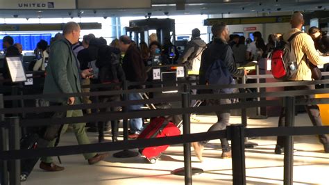 Heightened Security At Newark Airport During Thanksgiving Holiday