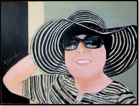 Portrait Of A Selfie Painting By Maggie Cabral Fine Art America
