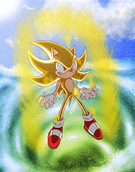 Super Sonic Sonic Advance 2 Redraw By Jluisjoni On Deviantart