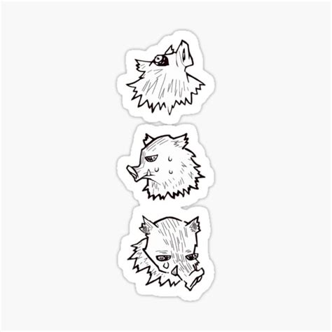 Inosuke Inosuke Demon Slayer Demon Slayer Sticker For Sale By