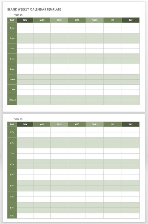 4 Week Planner Template Word Free Calendar Template