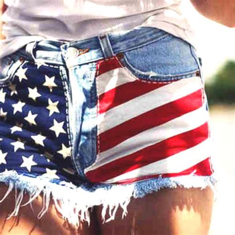 merica fashion american flag shorts diy shorts
