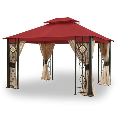 Garden Winds Replacement Canopy Top Cover For The Art Glass Gazebo