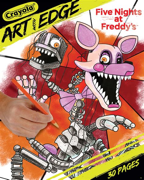 Official Five Nights At Freddys Coloring Book Hi Mangle Fnaf