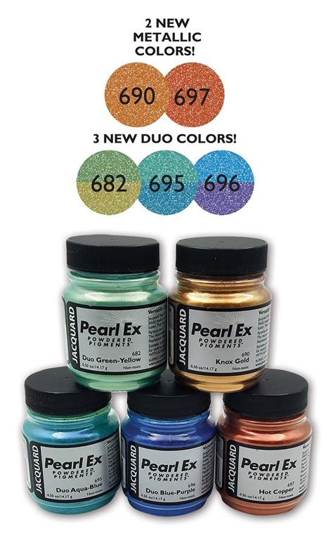 Jacquard Is Excited To Introduce Five New Pearl Ex Colors Pearl Ex