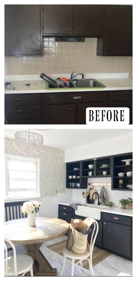 27 Inspiring Kitchen Makeovers Before And After Nesting With Grace