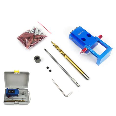 Drillpro Mini Kreg Style Pocket Hole Jig Kit W Step Drilling Bit 3e9